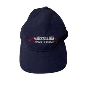 NWT Bayside American Farmer Navy Blue Made In USA Baseball Cap